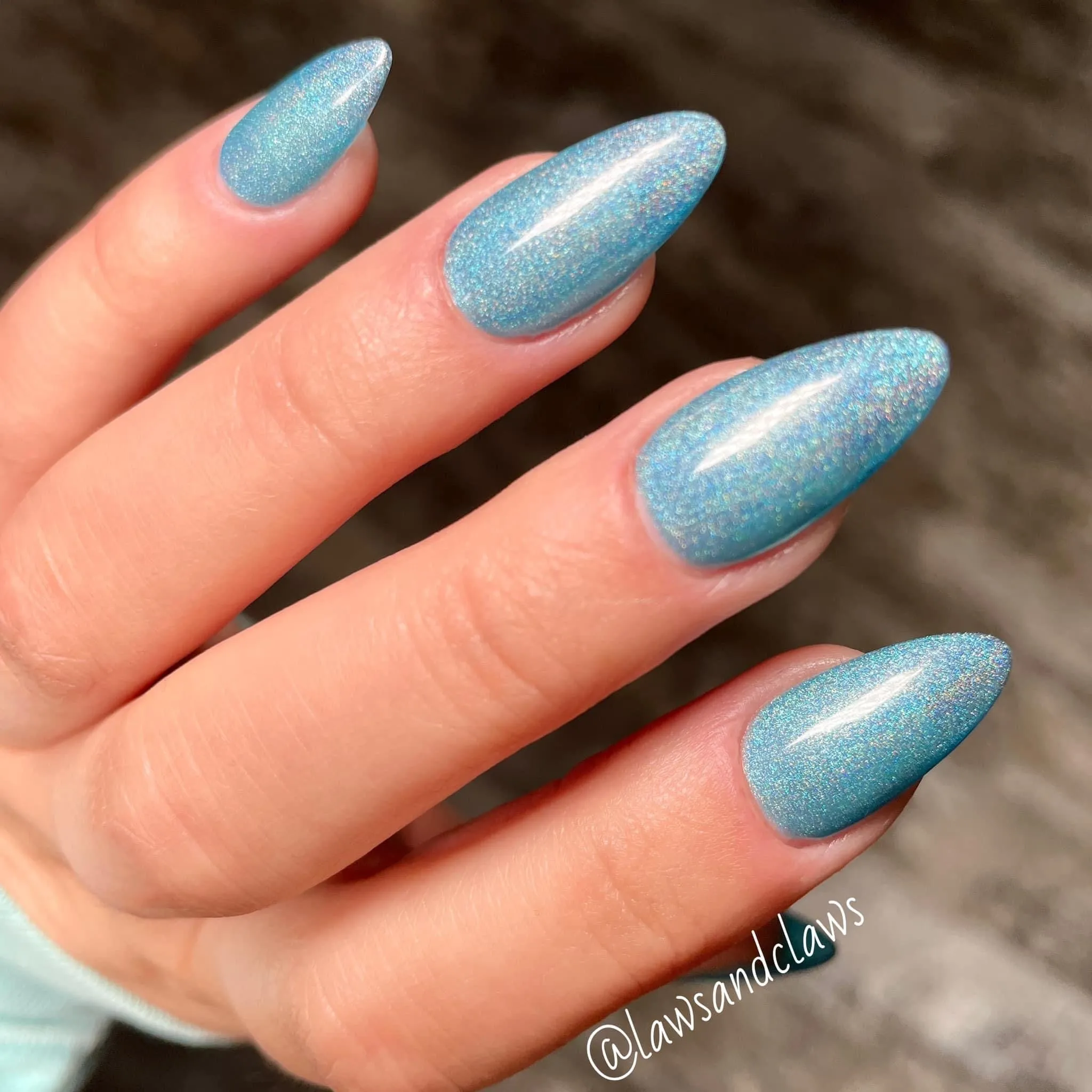 Aqua- Holographic Gel Glitter