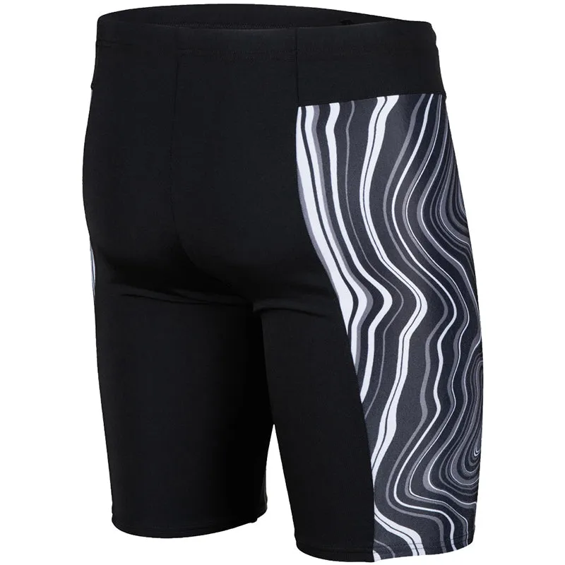 Arena - Mens Marbled Jammer - Black/Multi