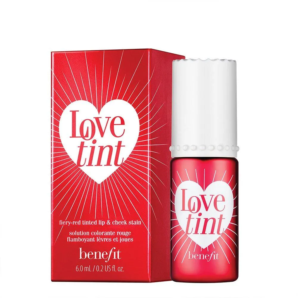 Benefit Cosmetics Lovetint Fiery-red tinted lip & cheek stain