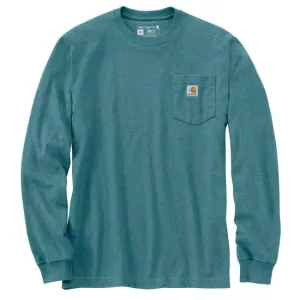 Carhartt L/S Pocket Blue Spruce Heather