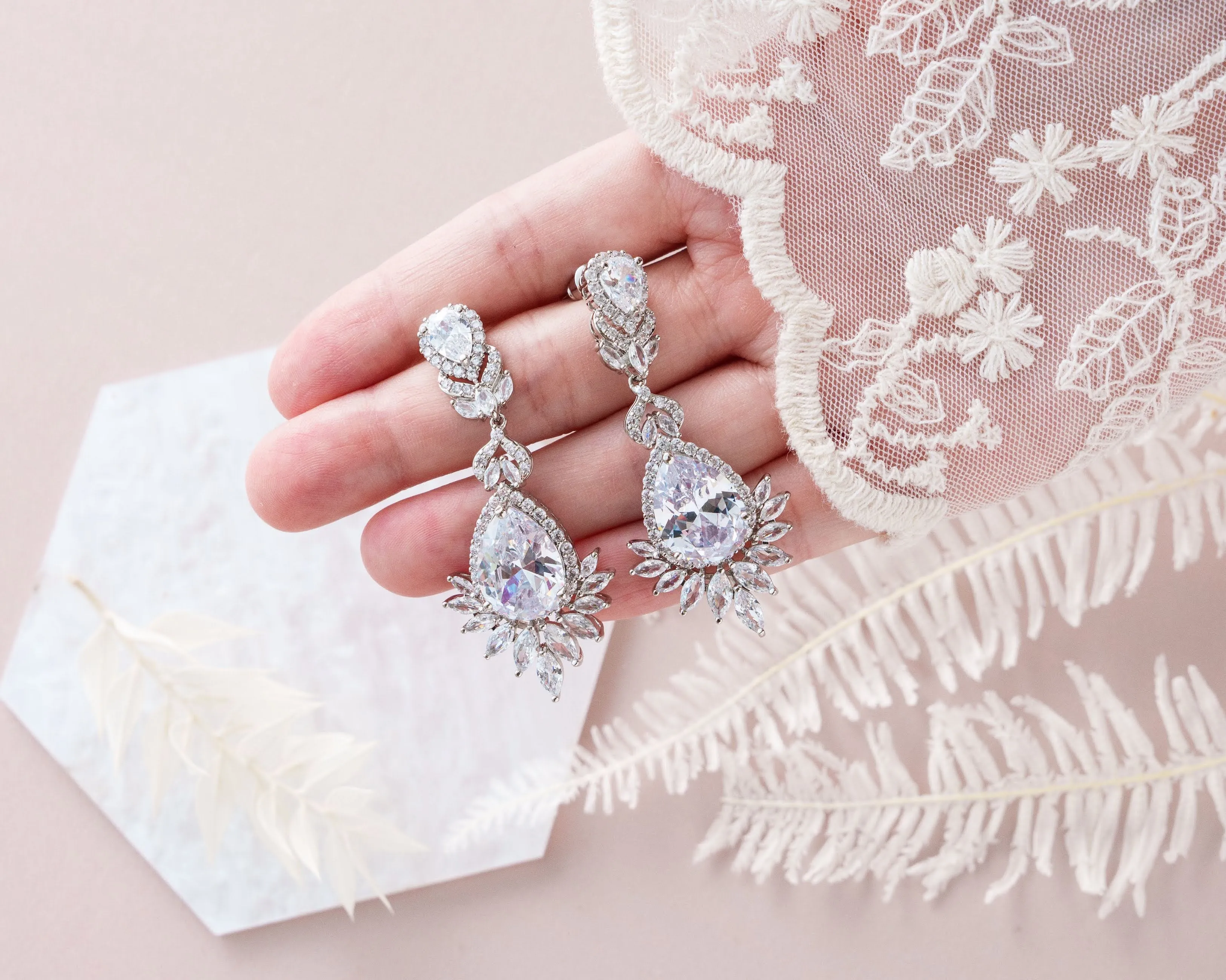 Crystal Chandelier Earrings