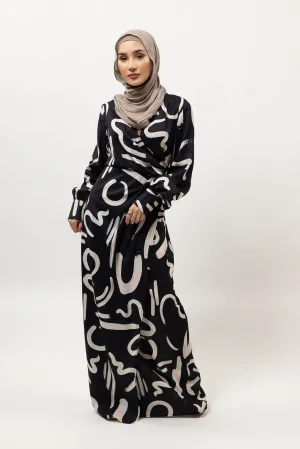 Diahla Printed Wrap Dress