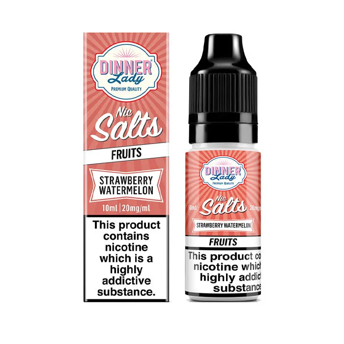 Dinner Lady Strawberry Watermelon 10ml Nic Salt E-Liquid