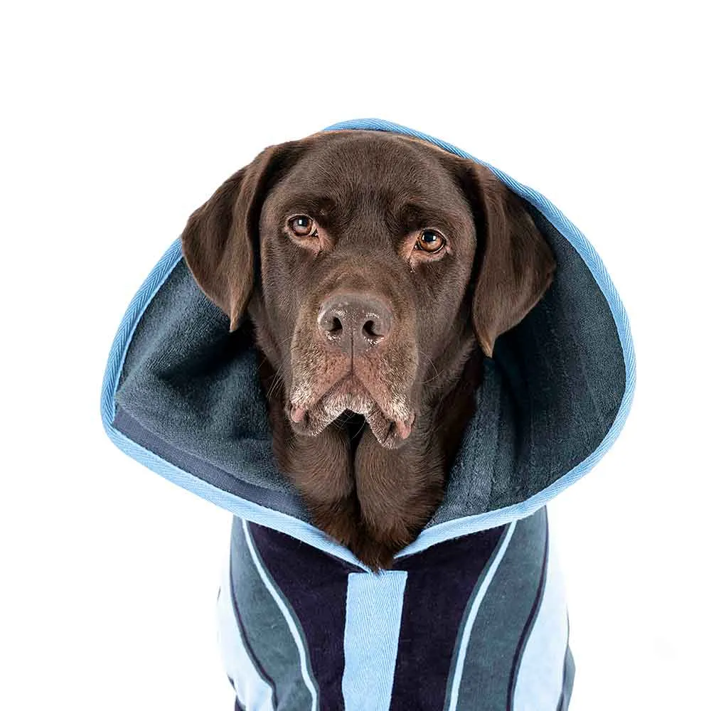 Dog Drying Coat Blue Harbour Design Collection by Ruff and Tumble