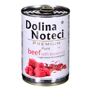 Dolina Noteci Premium Pure Rich In Beef With Brown Rice - Wet Dog Food - 400G