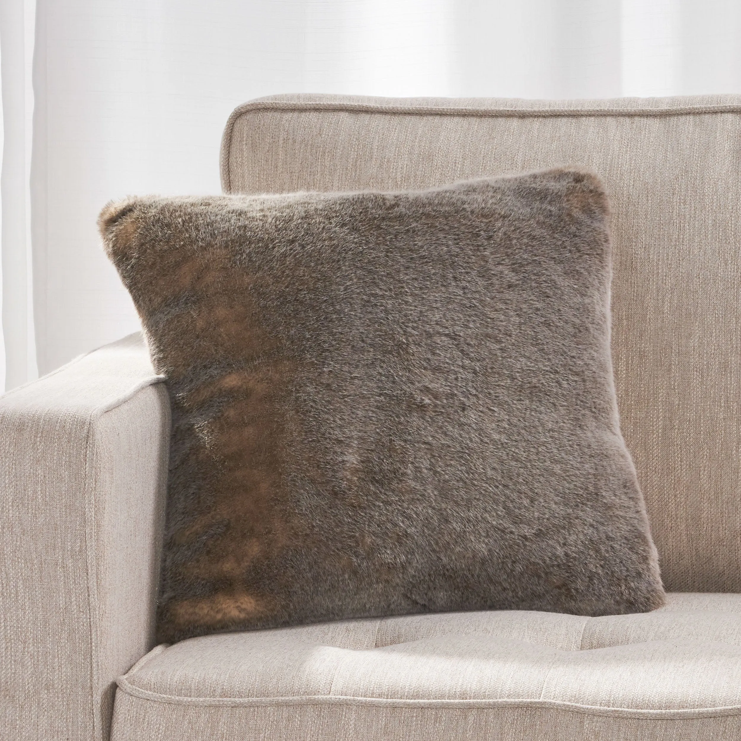 Elise Fur Throw Pillows