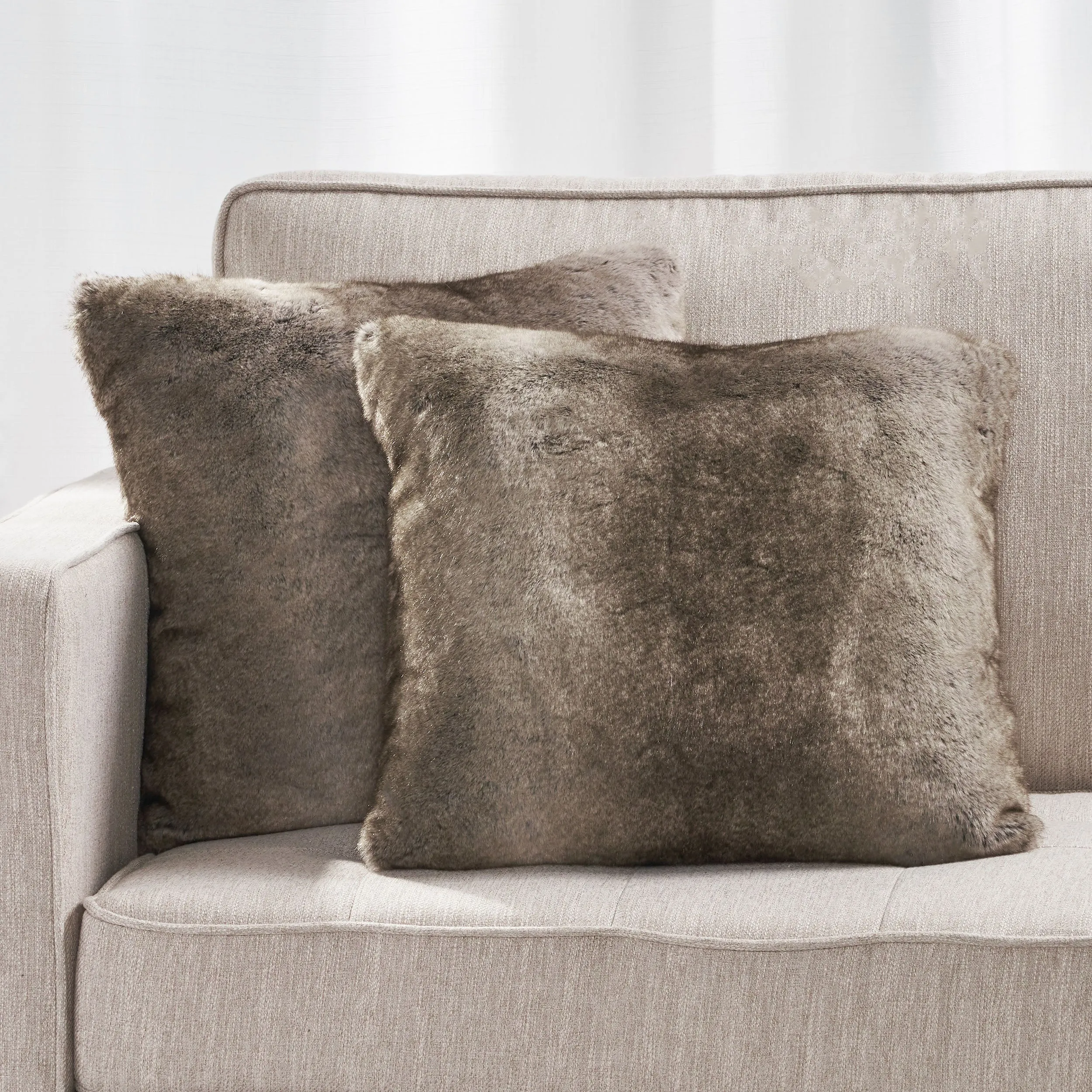 Elise Fur Throw Pillows