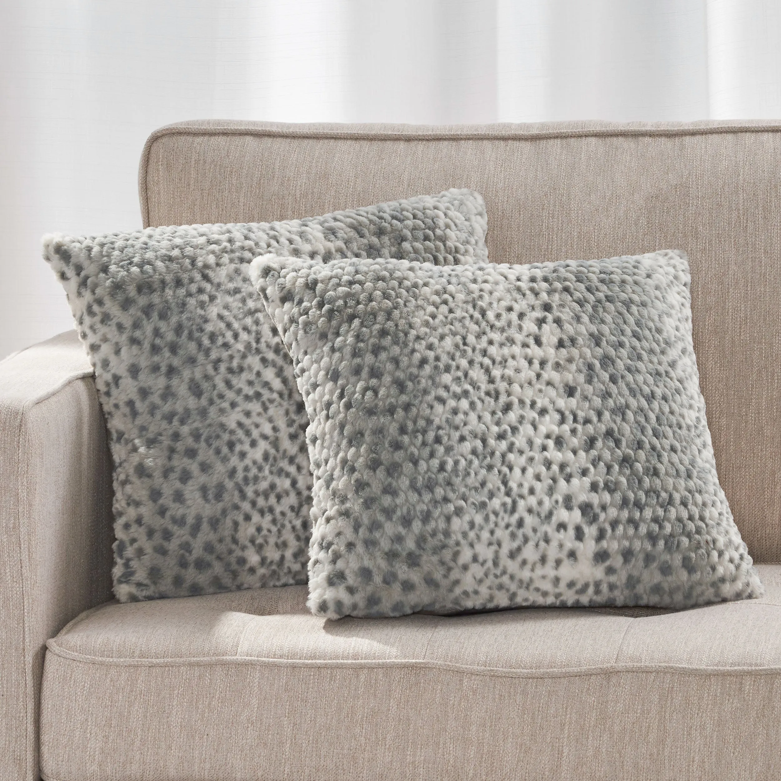 Elise Fur Throw Pillows