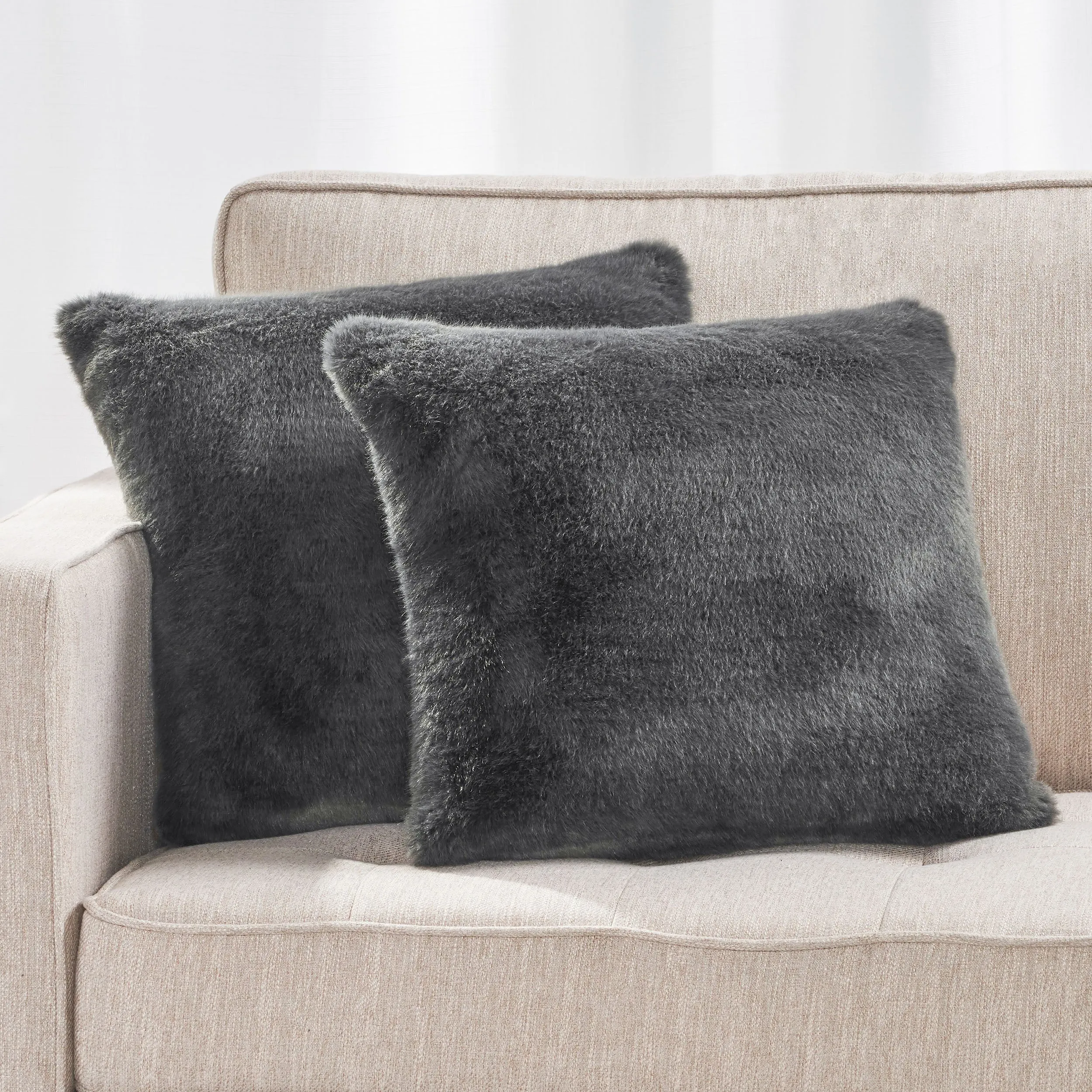 Elise Fur Throw Pillows