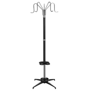 Ethan 5-Hook 72.8" Metal Parlor Coat Rack