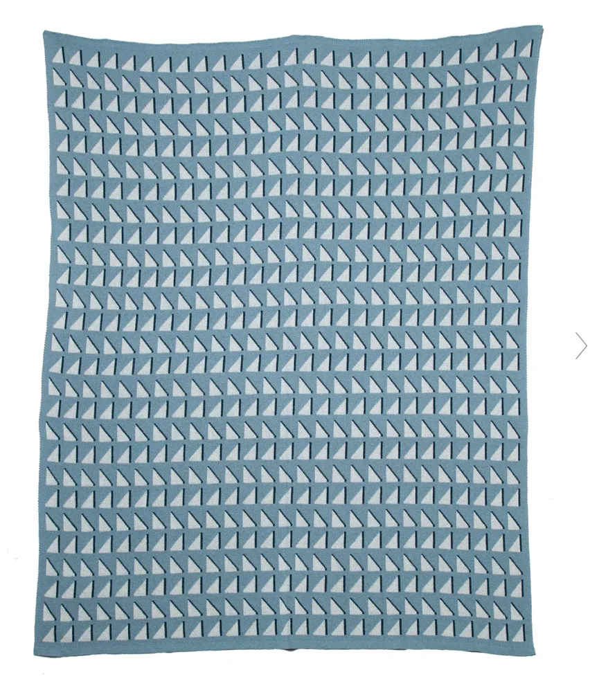 Fin Throw Blanket, Rain