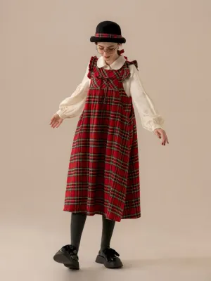 Fly Sleeve Tweed Customized Long Vest Doll Dresses【s0000007664】