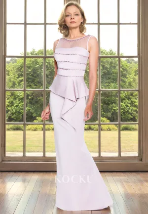 Gorgeous & Charming Sleeveless Mermaid Cocktail Mother of the Bride Dress