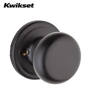 Kwikset -  788H - Hancock Knob - Half Dummy - Pull Only - Matte Black