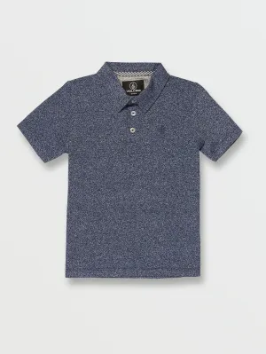 Little Boys Wowzer Short Sleeve Polo - Baja Indigo