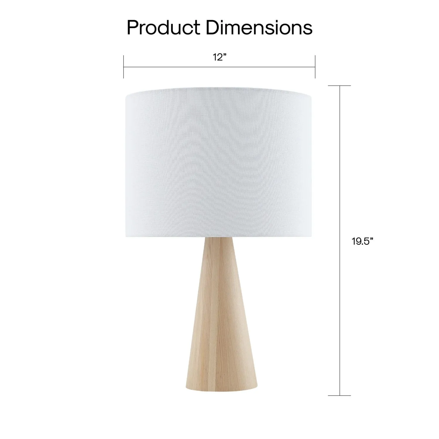 Maylee Table Lamp with USB Port