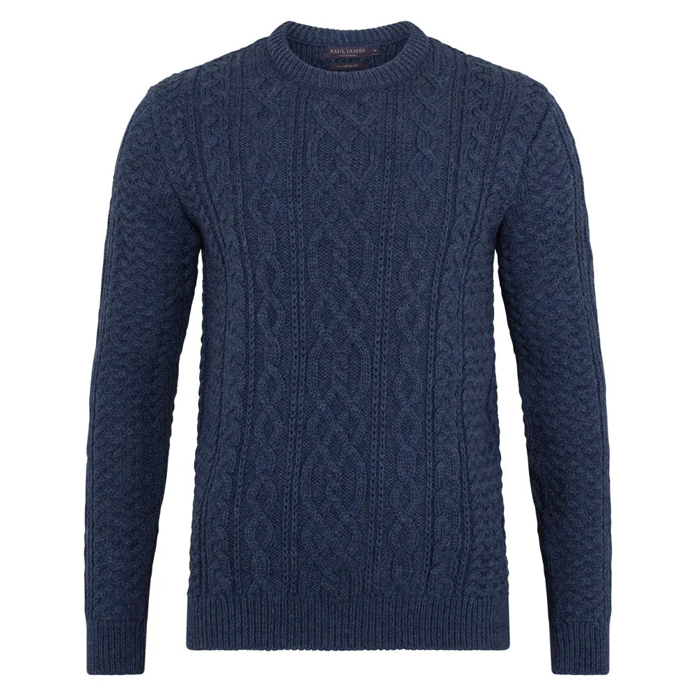 Mens Thorpe British Wool Cable Jumper