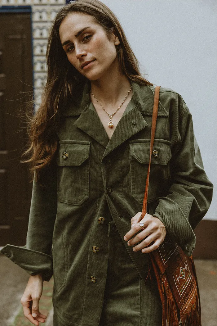 Mossy Utility Patched-Up Jacket