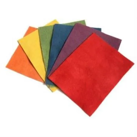 Organic Plant Dyed Wool Felt 20cmx 15cm 6 Sheets Basic Assortment