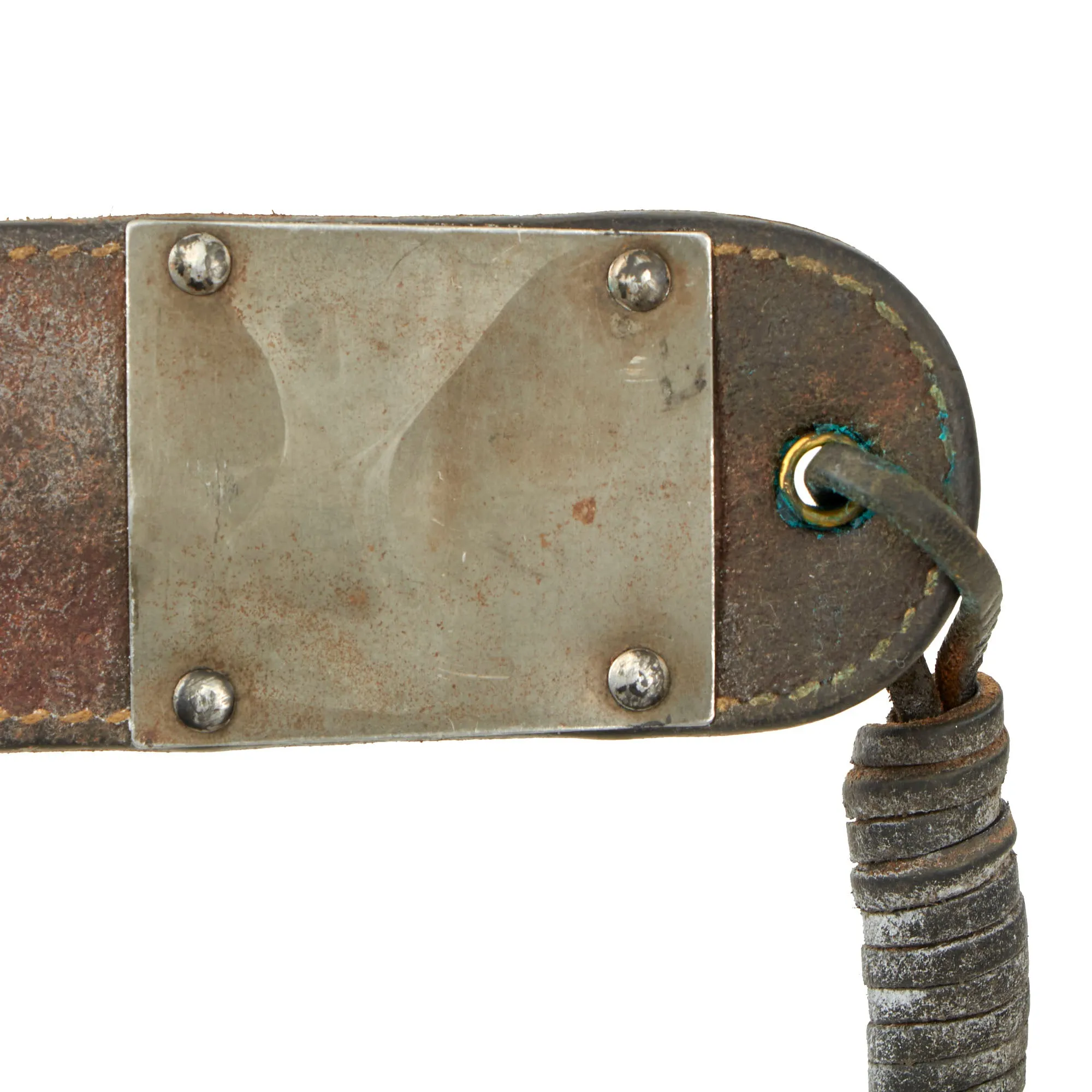 Original U.S. WWII Blade Marked 1943 Dated M3 Fighting Knife by Imperial with 1943 Dated M6 Scabbard by Barnwood