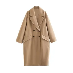 Pre Order:  Classic Double Breasted Oversized Coat