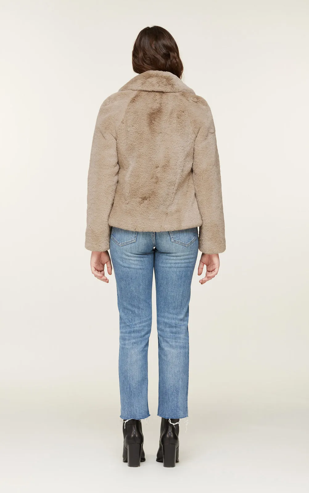 Soia & Kyo - Emanuela Faux Fur Jacket in Honey