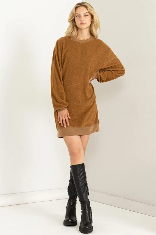 TEEK - Girlfriend Sweatshirt Mini Dress