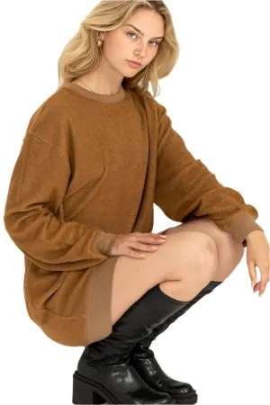 TEEK - Girlfriend Sweatshirt Mini Dress