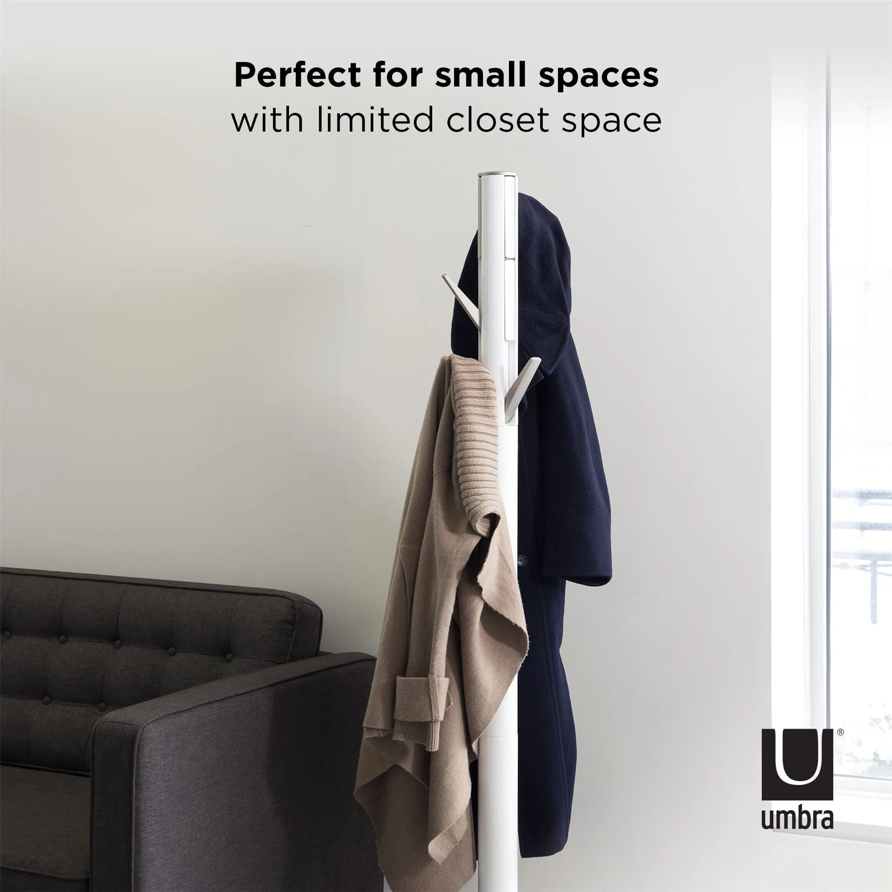 Umbra Flapper Floor Standing Coat Rack