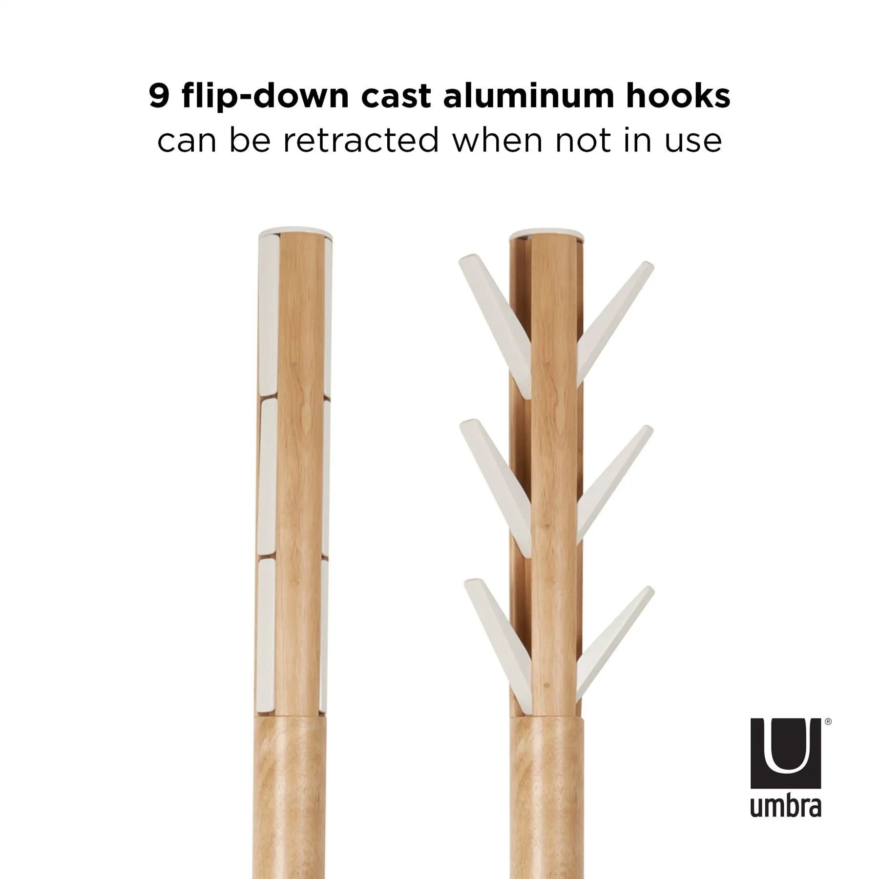 Umbra Flapper Floor Standing Coat Rack