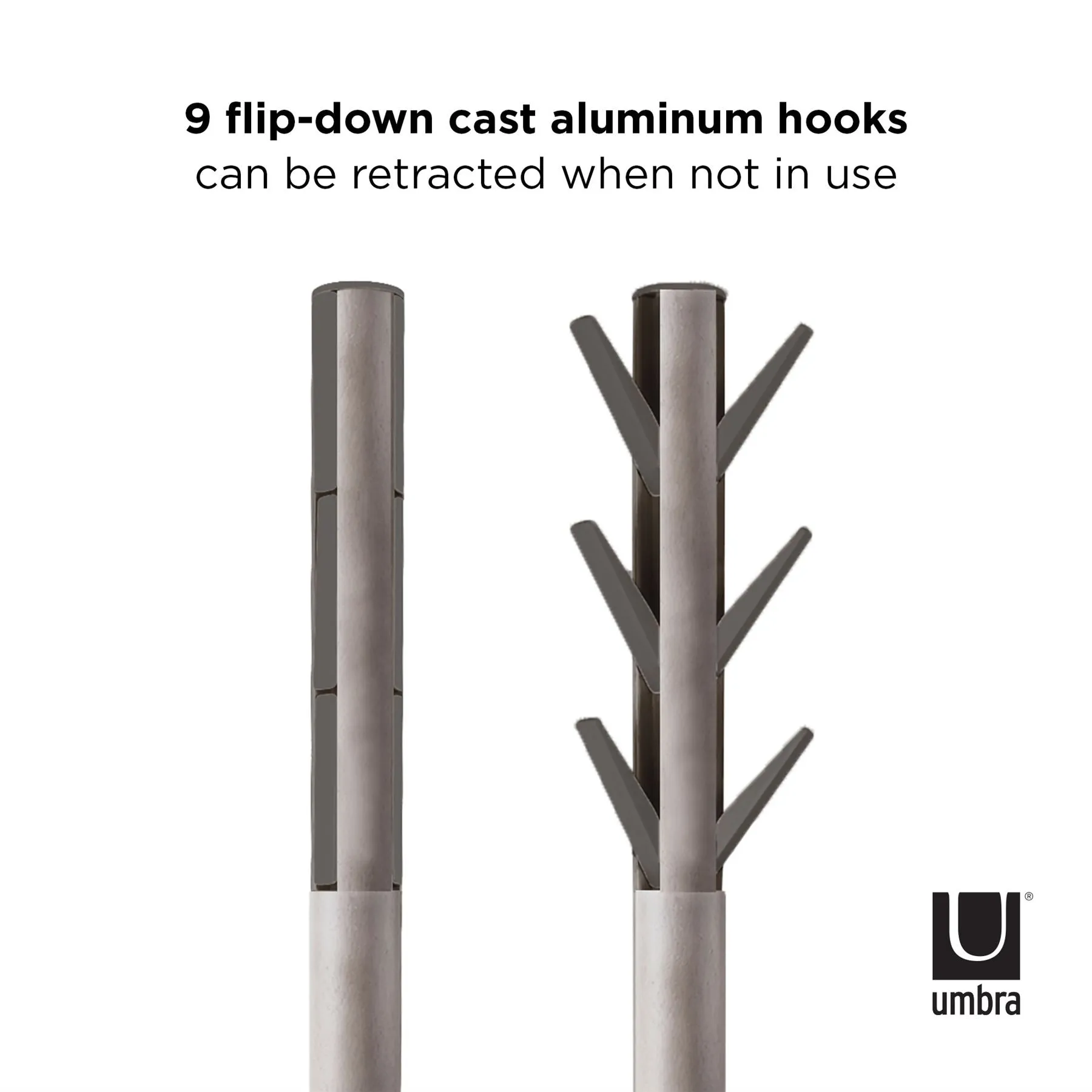 Umbra Flapper Floor Standing Coat Rack