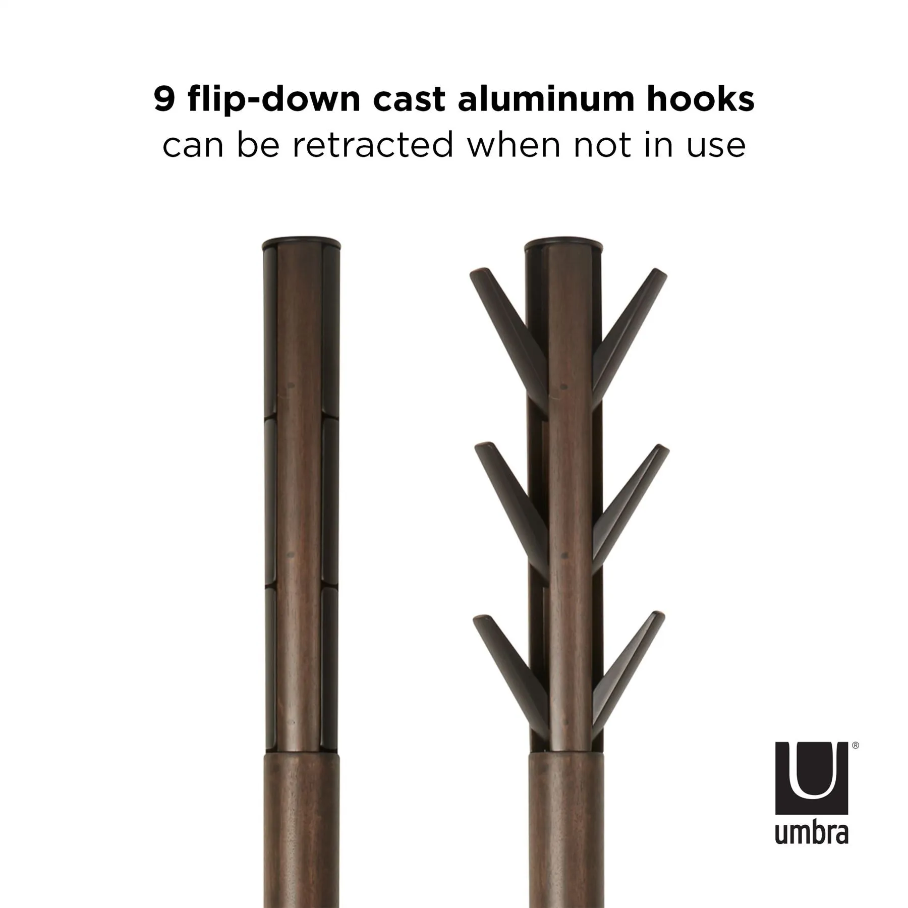 Umbra Flapper Floor Standing Coat Rack